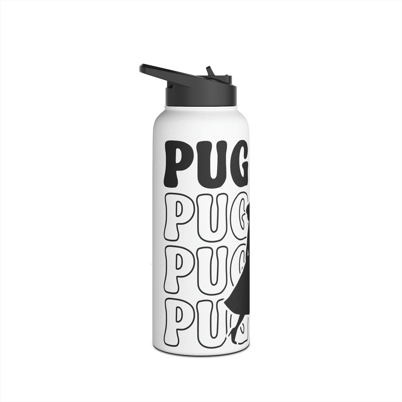 Pug Mom Walking Water Bottle