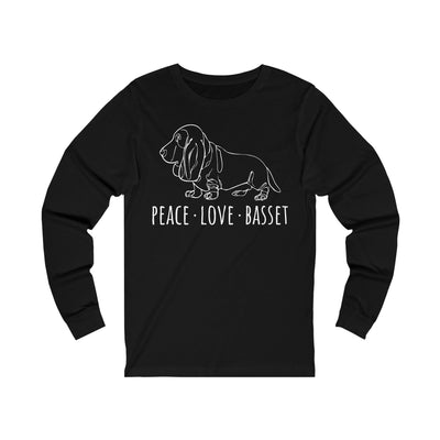 Peace Love Basset Long Sleeves