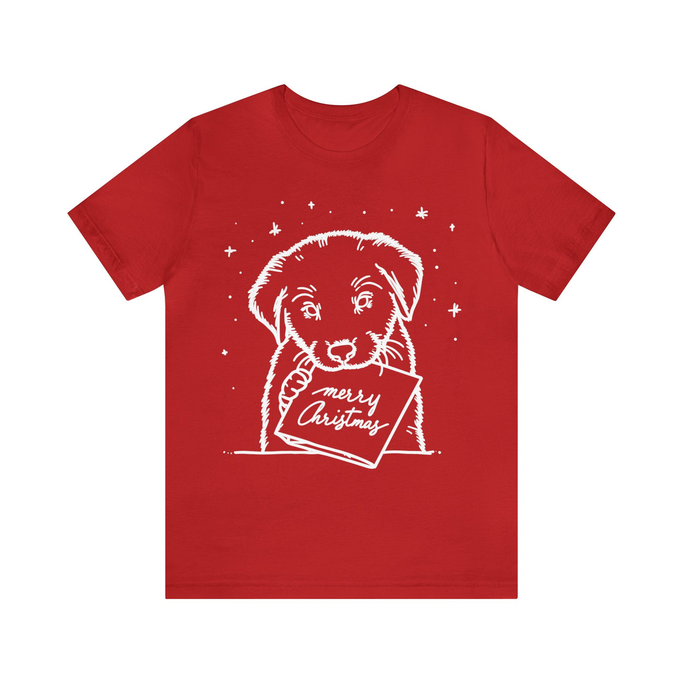 Puppy With Christmas Card T-Shirt