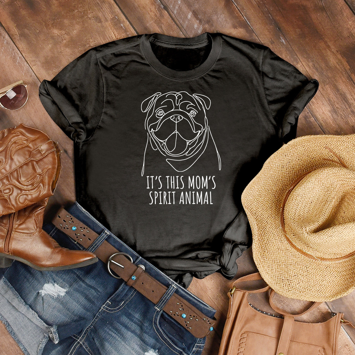 British Bulldog Spirit Animal T-Shirt
