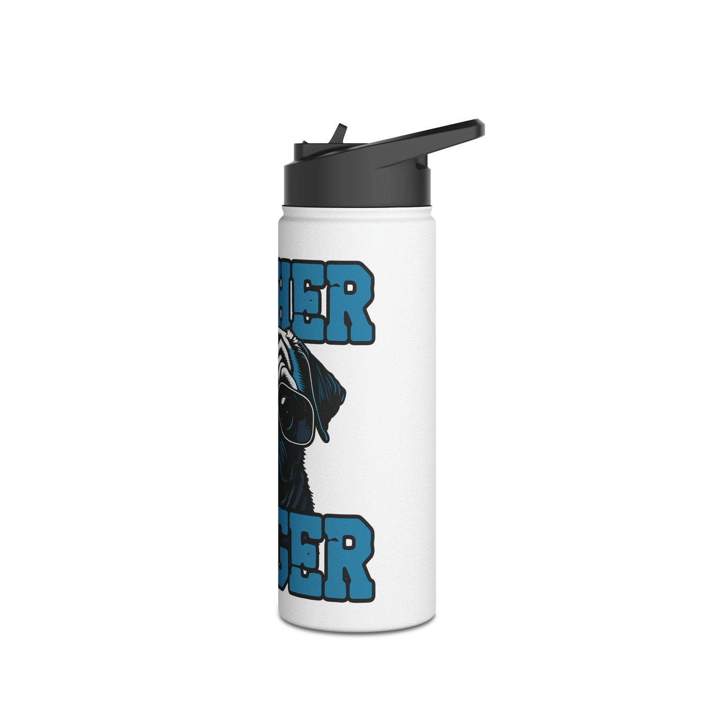 Mother Pugger Colored Print Water Bottle