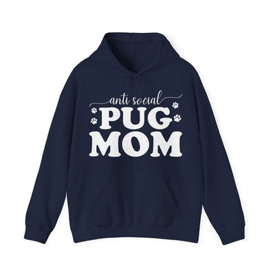 Anti Social Pug Mom Hoodie