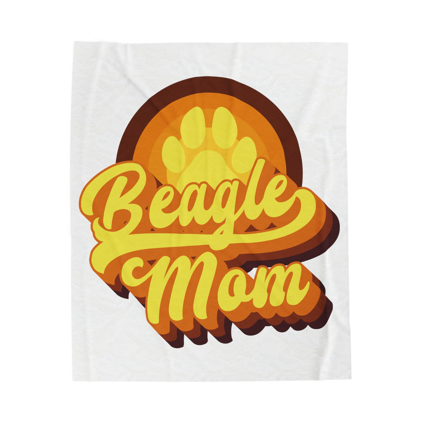 Retro Beagle Mom Blanket