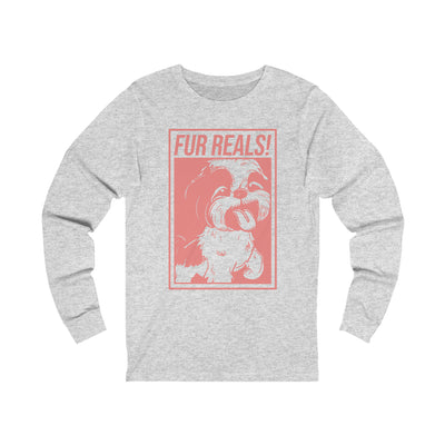 Fur Real Shih Tzu Colored Print Long Sleeves
