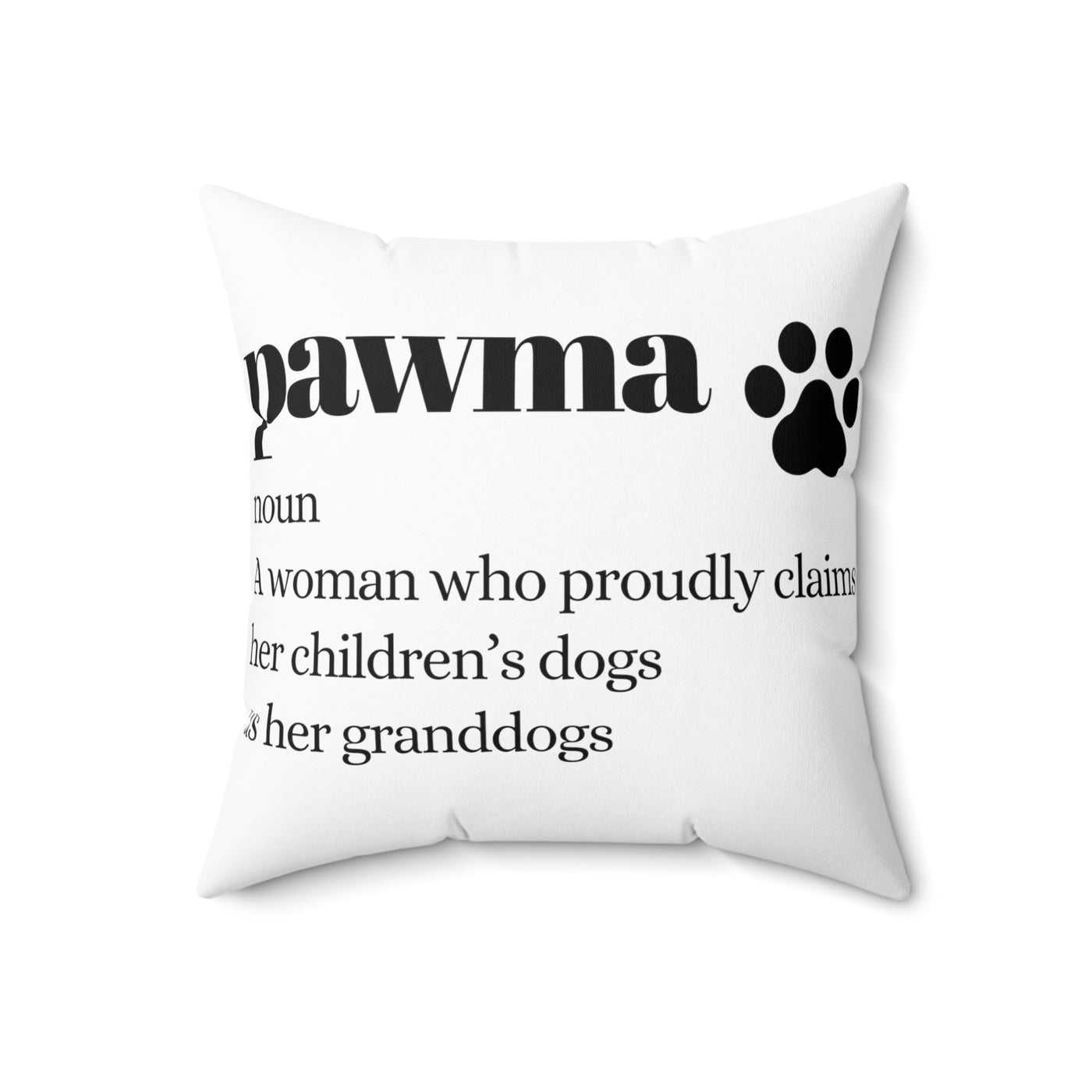 Pawma Noun Square Pillow