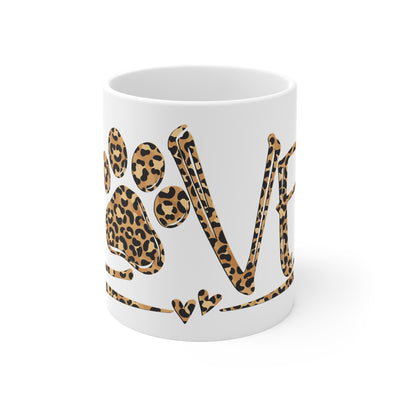 Dog Love Cheetah Ceramic Mug