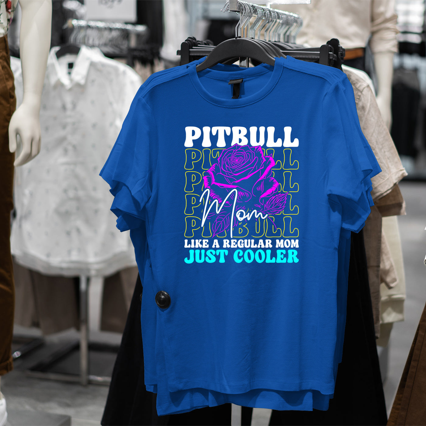 Cooler Pitbull Mom T-Shirt