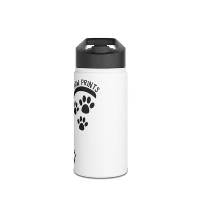 The Way To My Heart Is Paved With Paw Prints Water Bottle