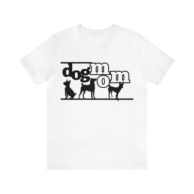 Dog Mom Black Print T-Shirt