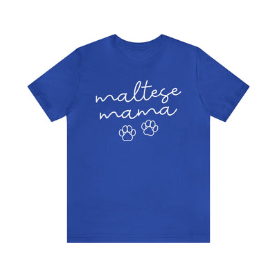 Maltese Mama Script T-Shirt
