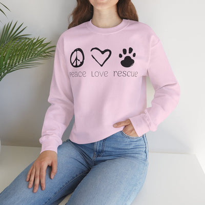 Peace Love Rescue Sweatshirt