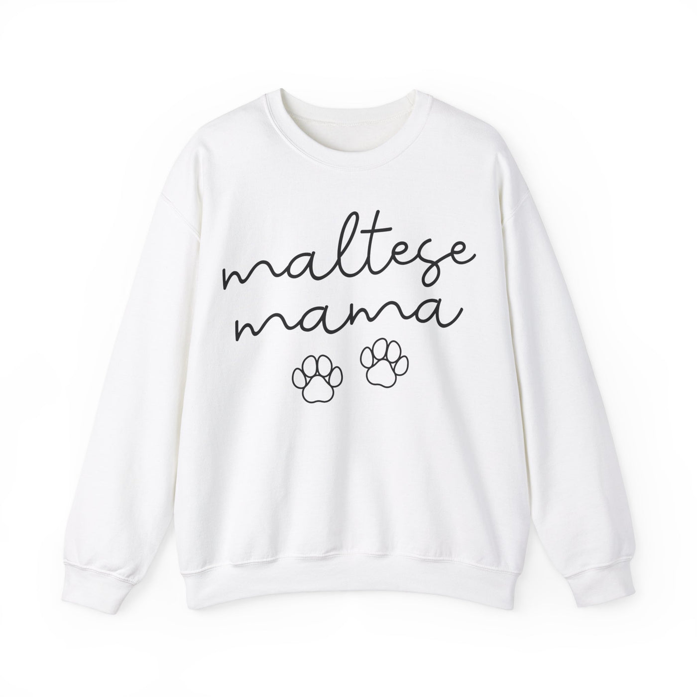 Maltese Mama Script Sweatshirt