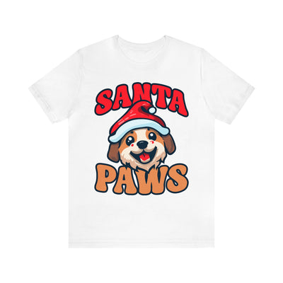 Santa Paws Colored Print T-Shirt