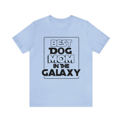 Best Dog Mom In The Galaxy Black Print T-Shirt