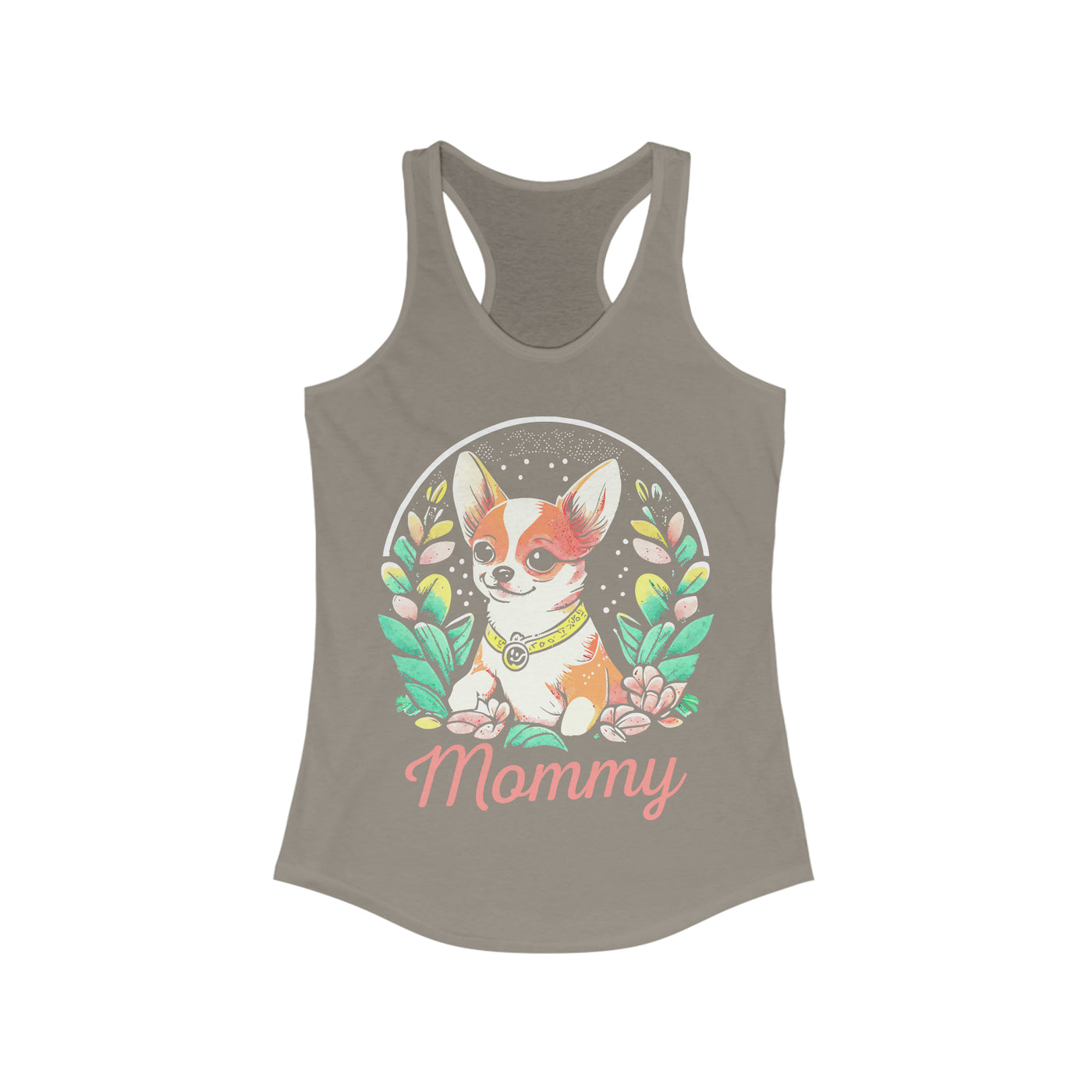 Chihuahua Floral Tank Top