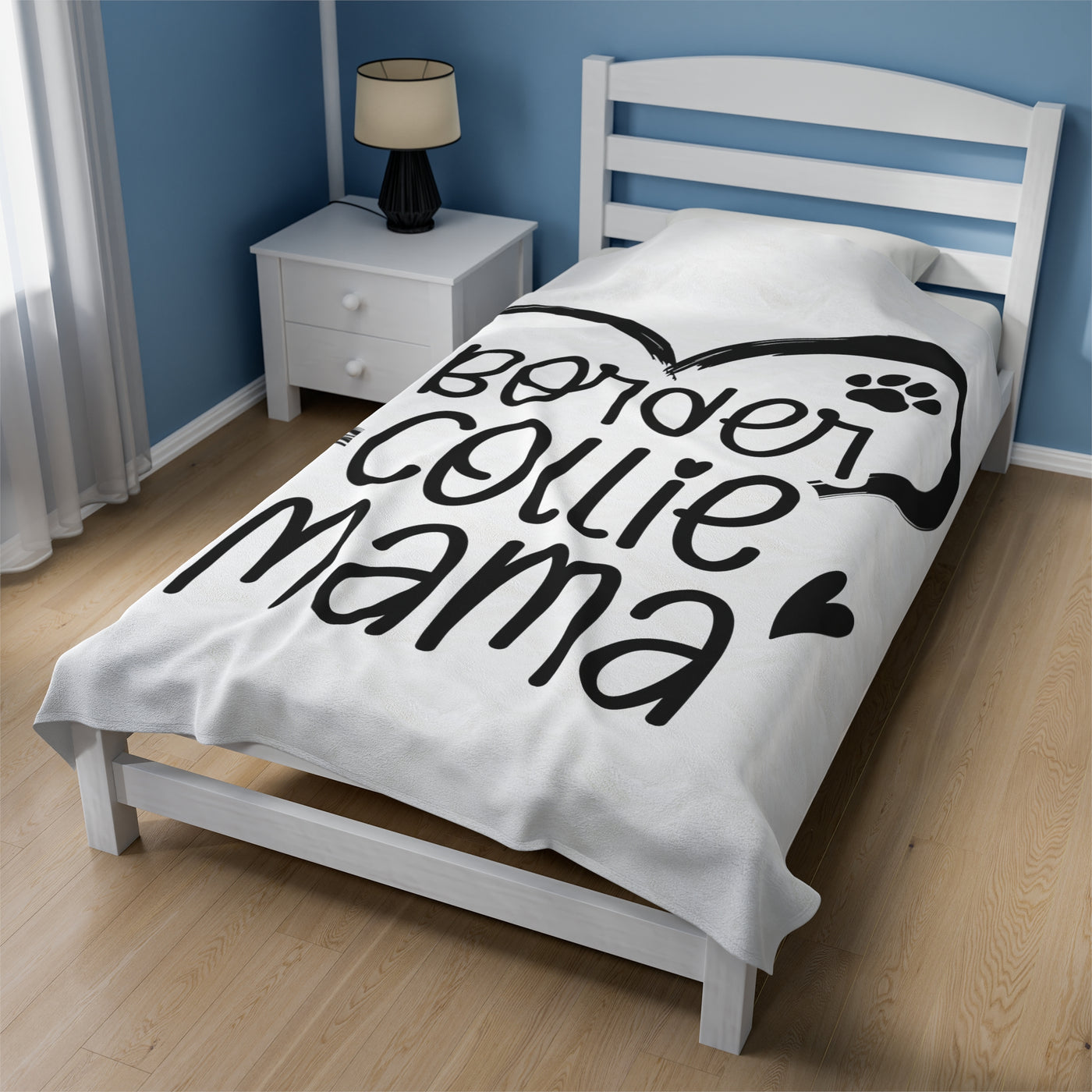 Border Collie Mama Blanket