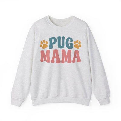 Pug Mama Colored Print Sweatshirt