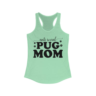 Anti Social Pug Mom Tank Top