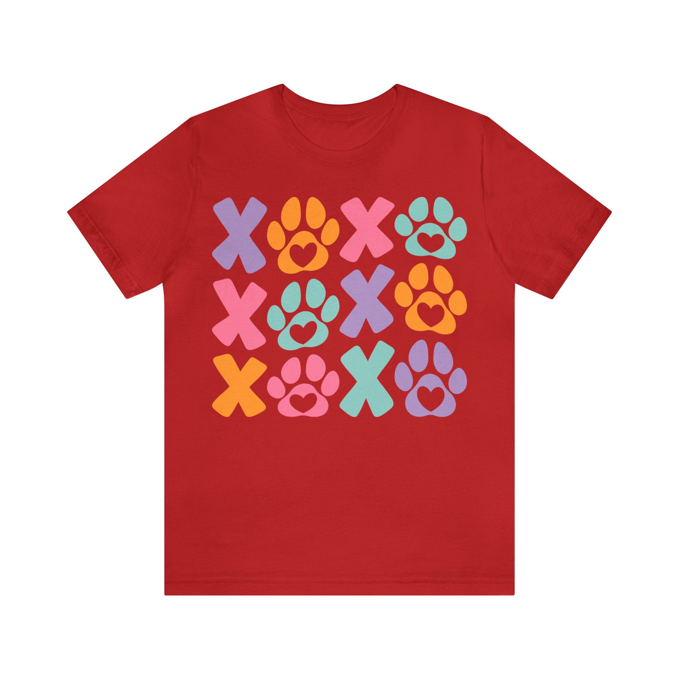 XOXO Colored Print T-Shirt