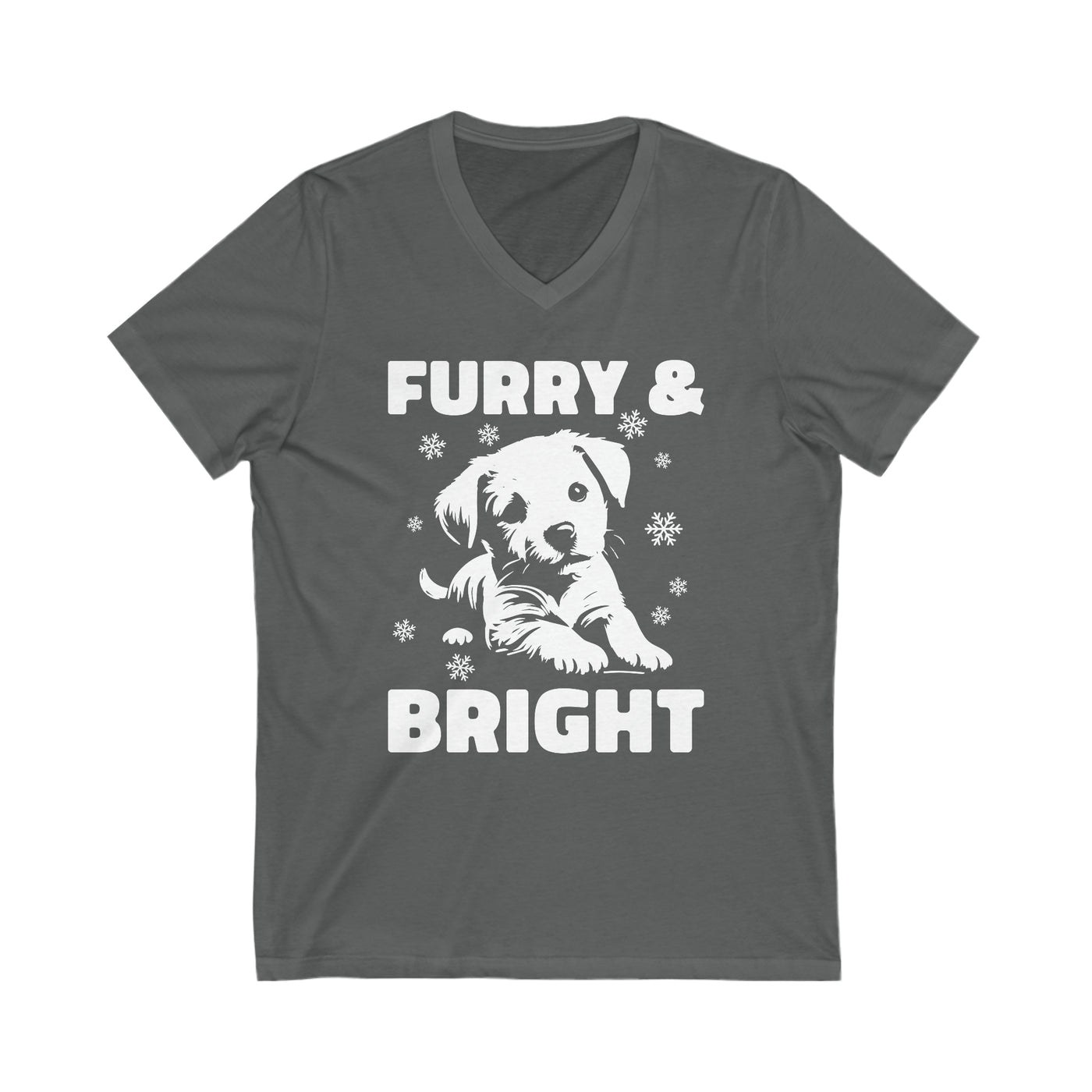 Furry And Bright V-Neck