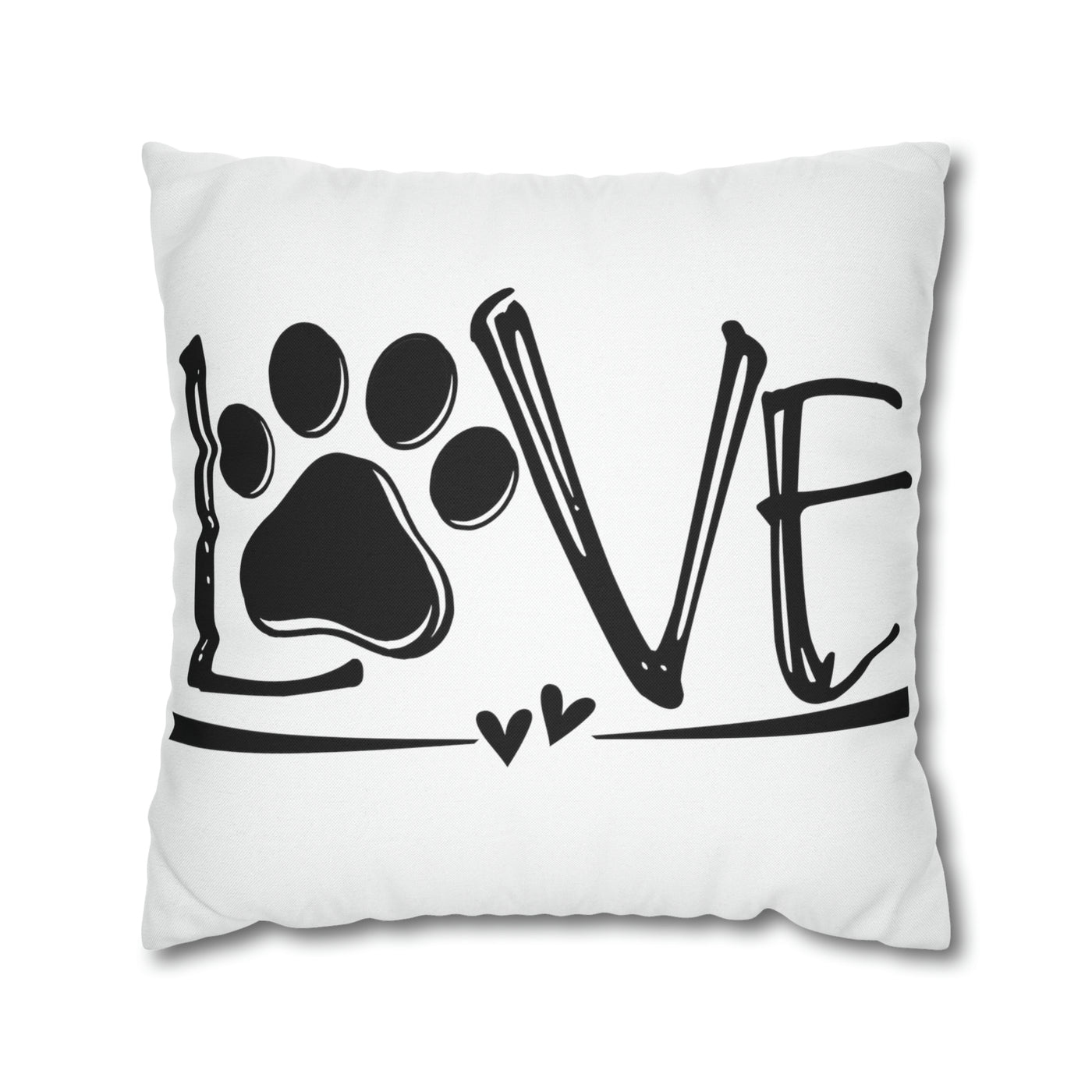 Dog Love Square Pillow Case
