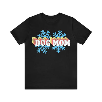 Winter Dog Mom Colored Print T-Shirt