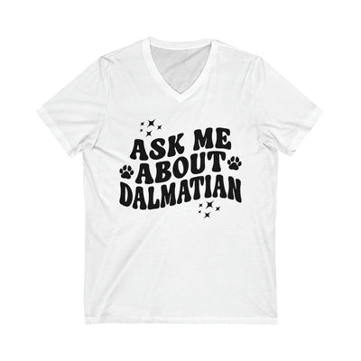 Ask Me About Dalmatian V-Neck
