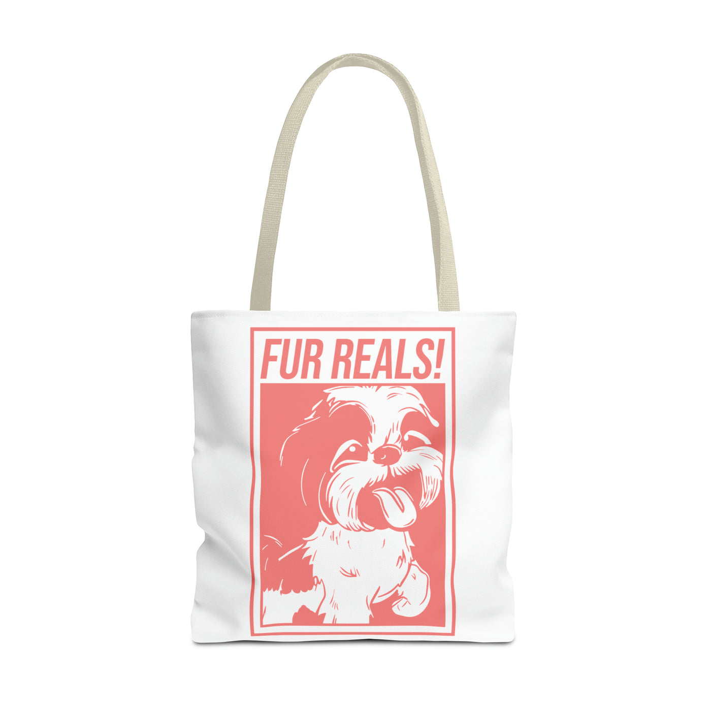 Fur Real Shih Tzu Colored Print Tote Bag