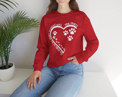 The Way To My Heart Is Paved With Paw Prints Sweatshirt
