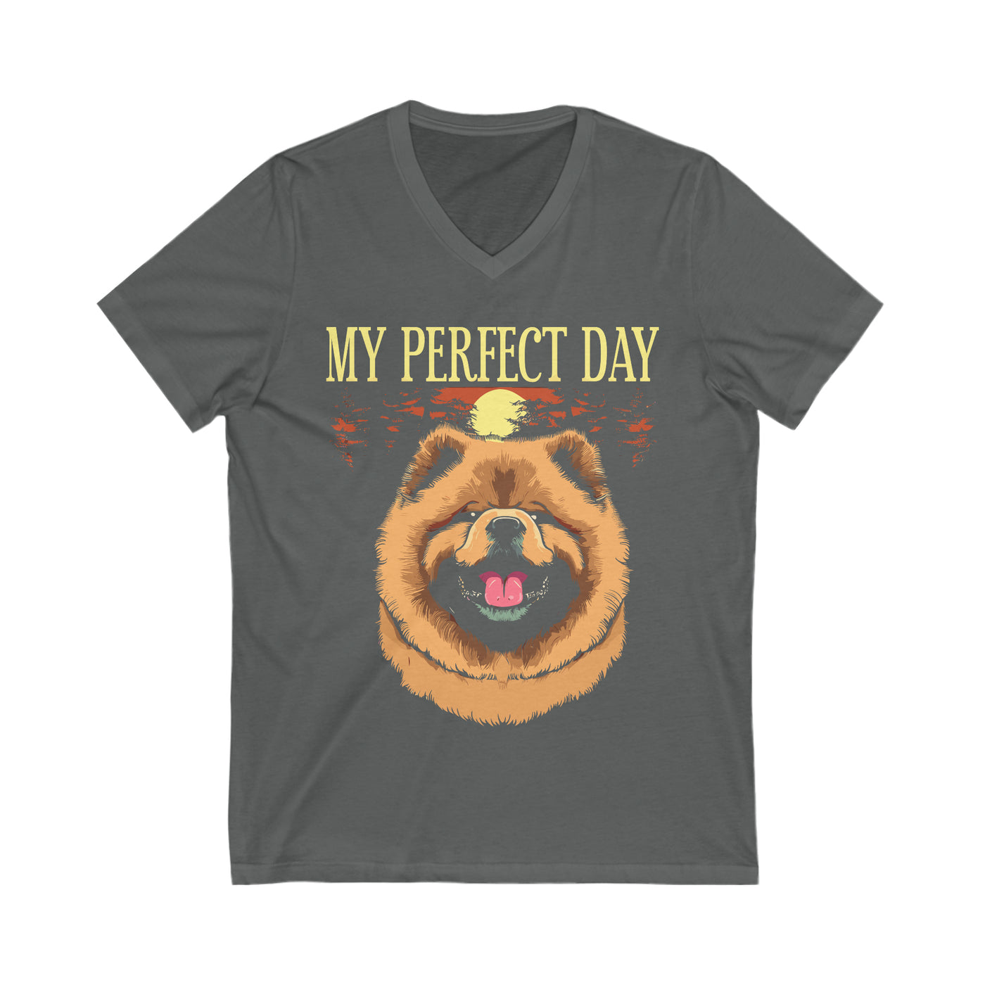 My Perfect Day Chow Chow V-Neck