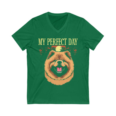 My Perfect Day Chow Chow V-Neck