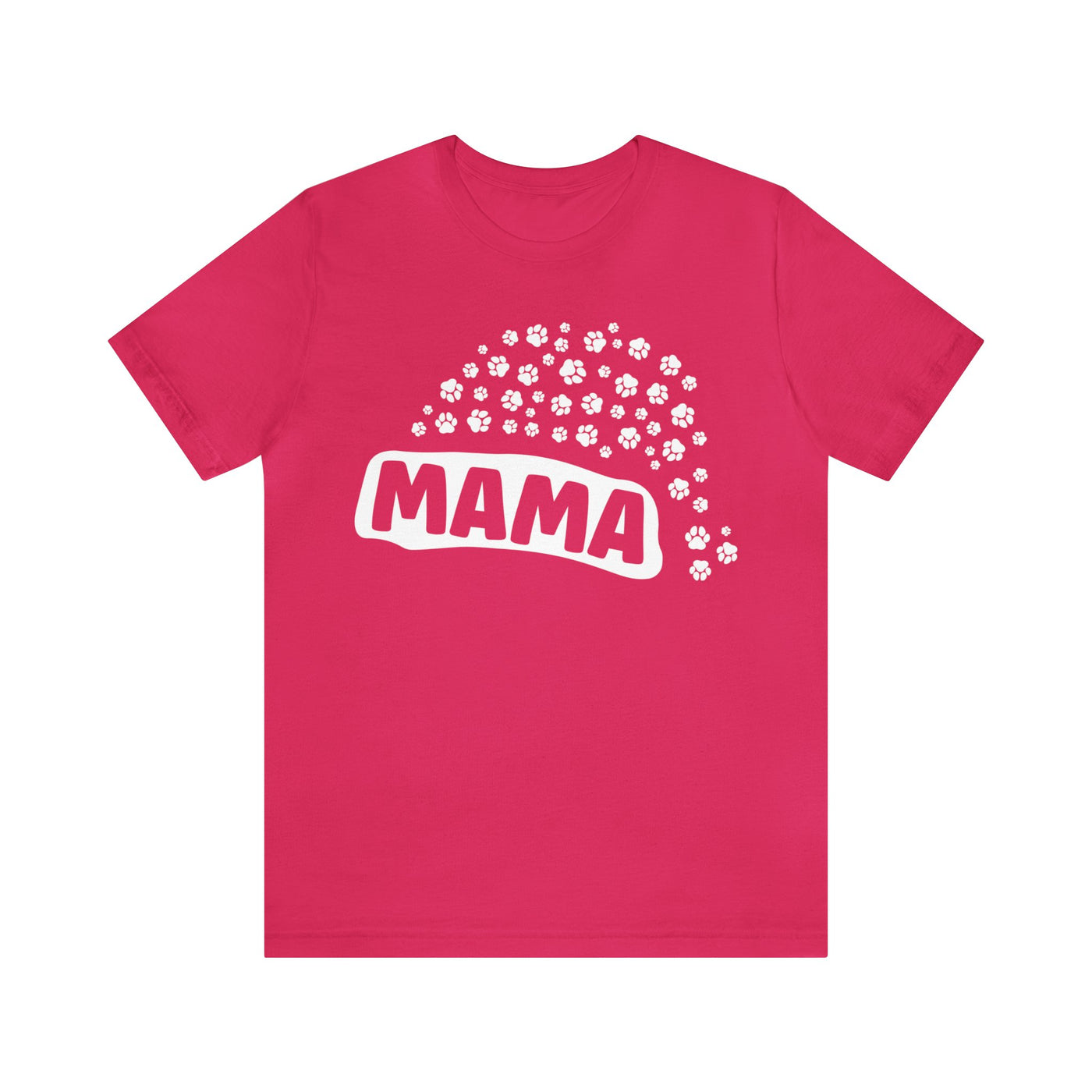 Santa Hat Paws Mama T-Shirt