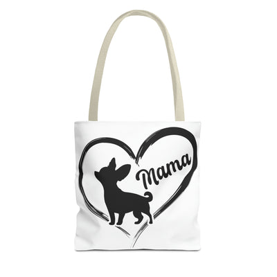 Chihuahua Mama Heart Tote Bag