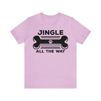 Jingle All The Way Black Print T-Shirt