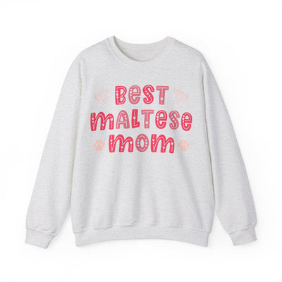 Best Maltese Mom Colored Print Sweatshirt