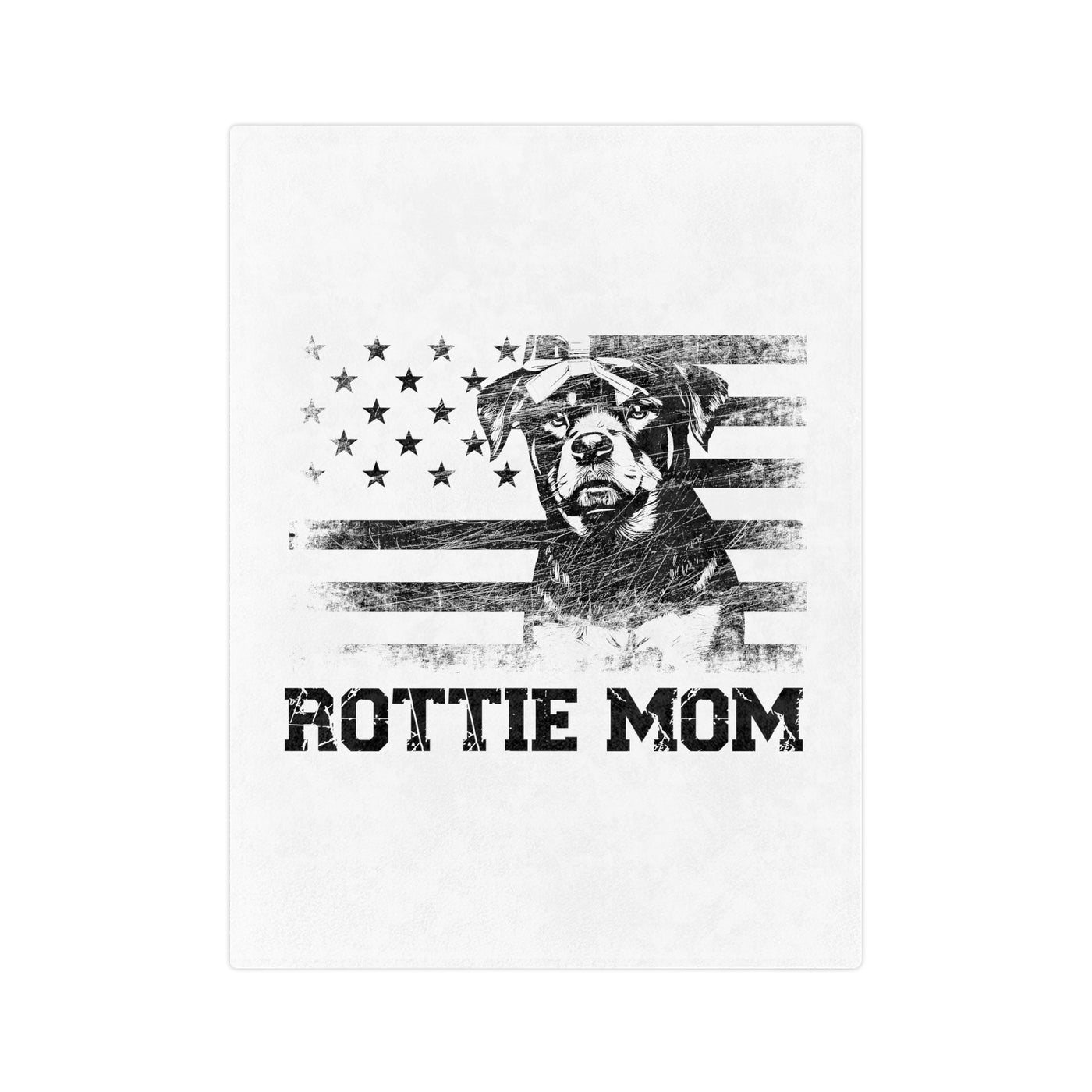American Rottweiler Mom Blanket