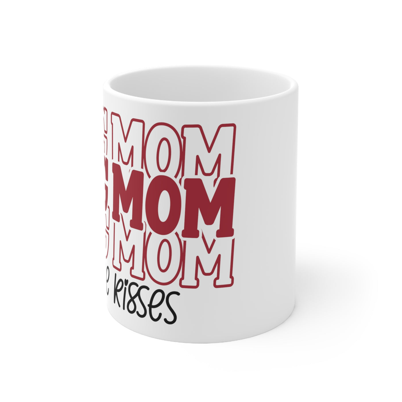 Dog Mom Free Kisses Ceramic Mug