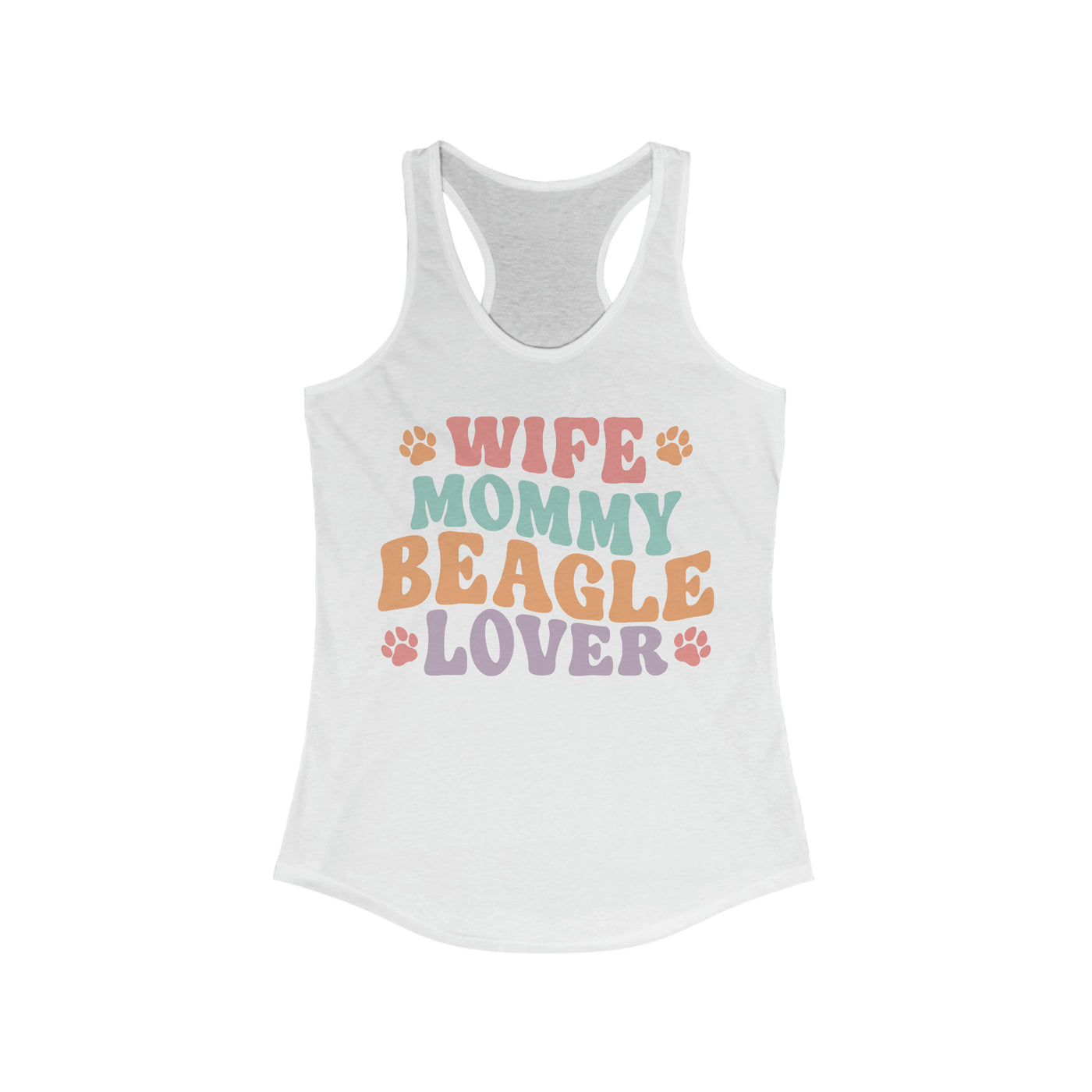 Wife Mommy Beagle Lover Tank Top