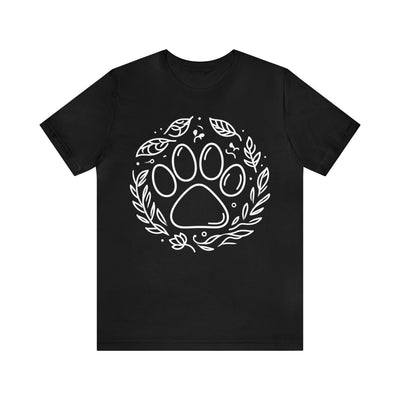 Dog Paw Fall Leaves T-Shirt