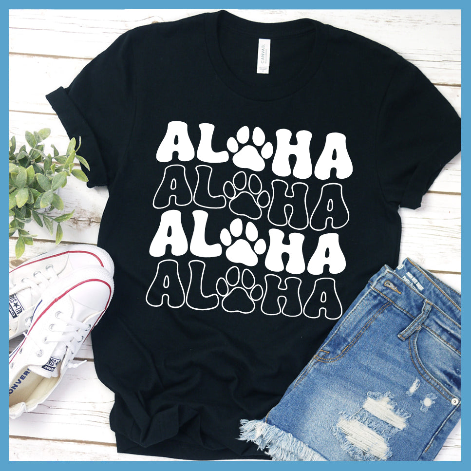 Aloha Dog Paw T-Shirt