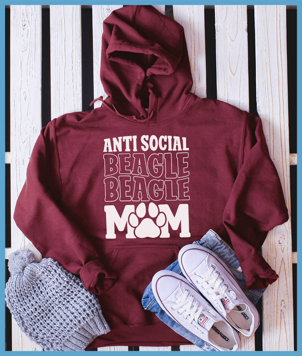 Antisocial Beagle Mom Hoodie