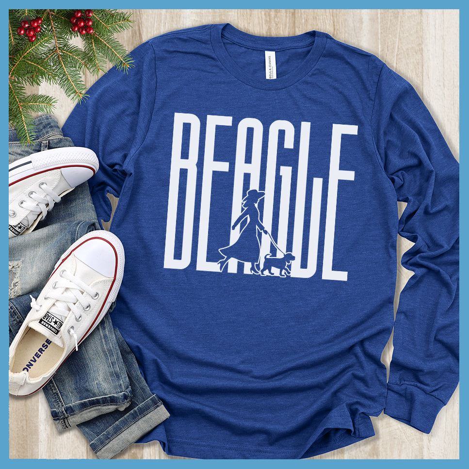 Best Beagle Dog Walking Long Sleeves