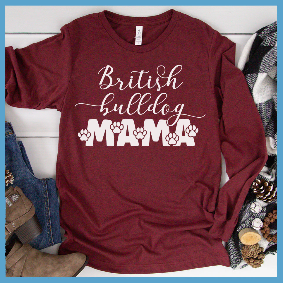 British Bulldog Mama Long Sleeves