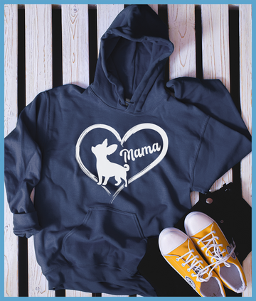 Chihuahua Mama Heart Hoodie