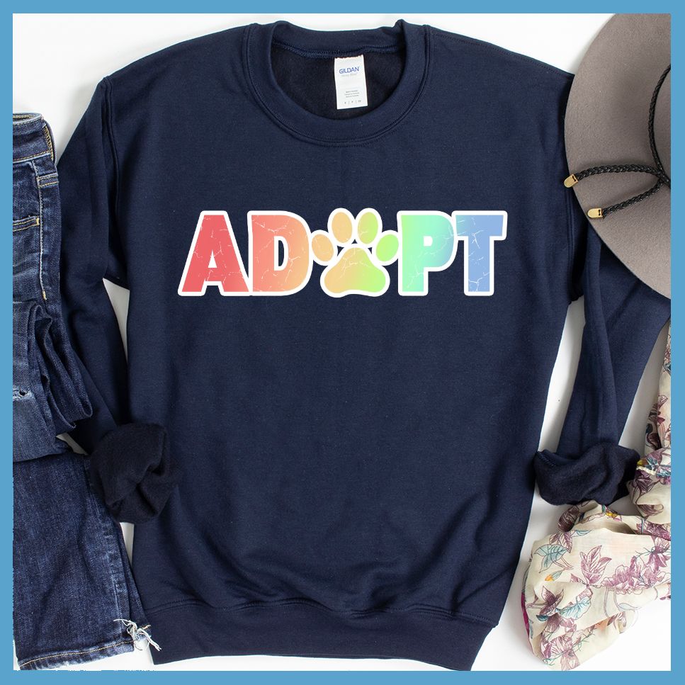Adopt Colored Print Sweatshirt