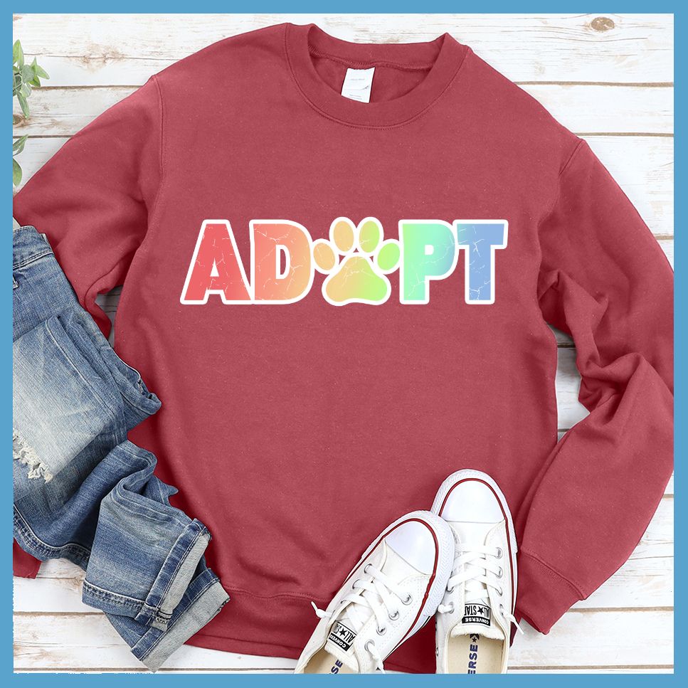 Adopt Colored Print Sweatshirt