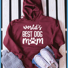 Load image into Gallery viewer, World&#39;s Best Dog Mom Hoodie
