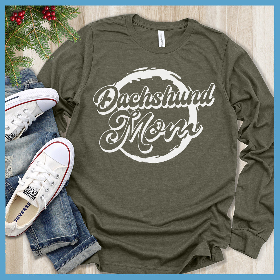 Dachshund Mom Round Long Sleeves