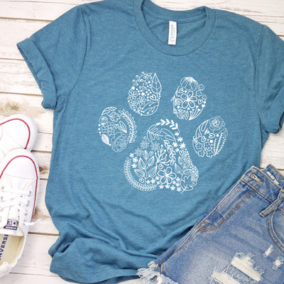 Floral Paw T-Shirt