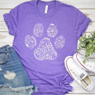 Floral Paw T-Shirt